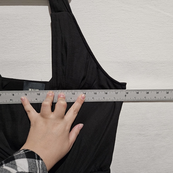 Anthropologie Maeve Sloan Grecian Draped Midi Dress Sz M - Picture 7 of 7